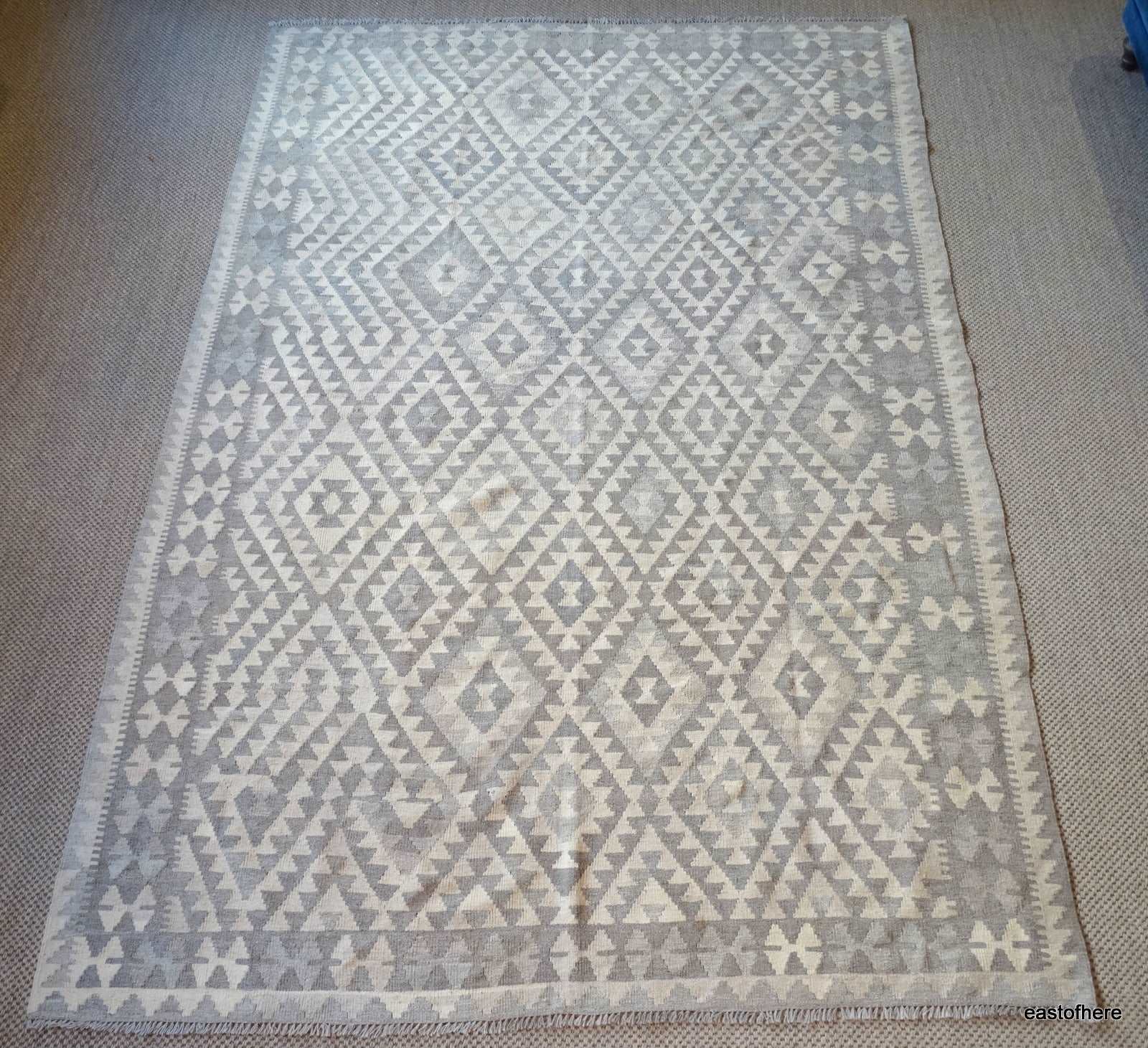 Afghan Kilim (303 x 209cm) - eastofhere