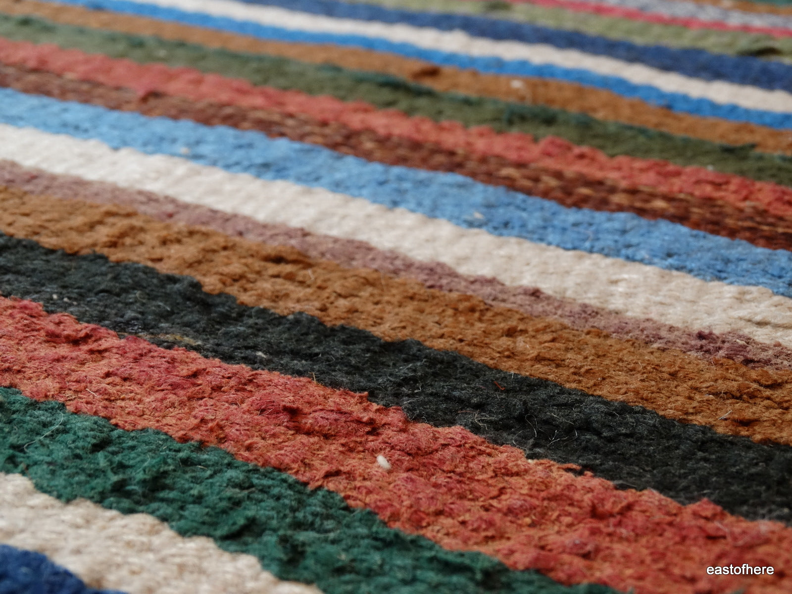 Vintage Iranian Kilim (297 x 115cm) - eastofhere