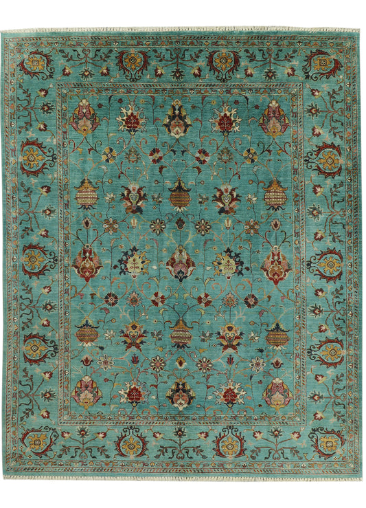 Eastofhere Sultani Ziegler rug in 301x245cm with intricate patterns and rich colors, showcasing traditional Persian design.
