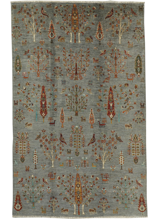 Eastofhere Sultani Ziegler rug in 272x170cm with intricate patterns and rich colors, showcasing traditional Persian craftsmanship.