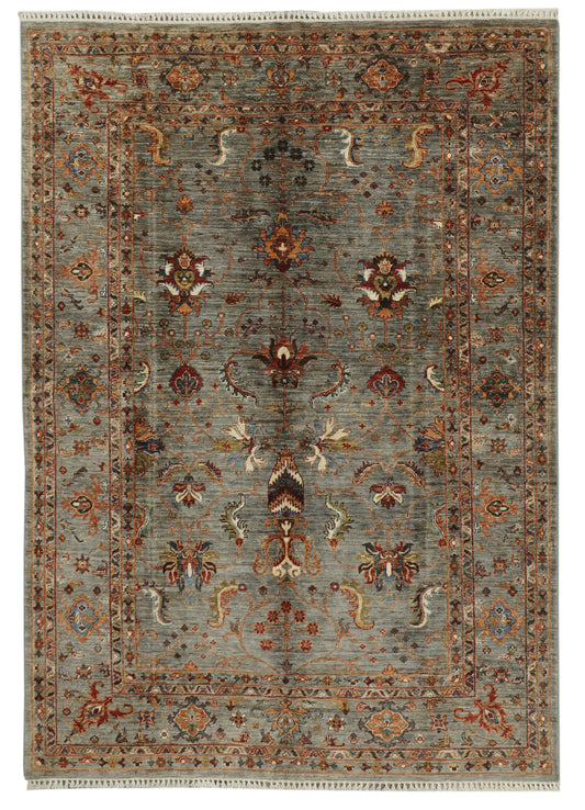 Eastofhere Sultani Ziegler rug in intricate pattern, 243x172cm, showcasing traditional design and rich colors.