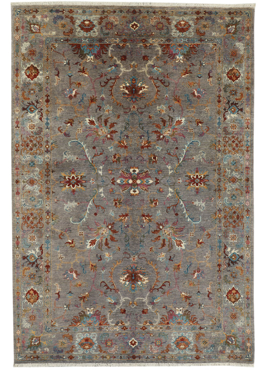 Eastofhere Sultani Ziegler rug in 260x178cm with intricate patterns and rich colors, showcasing traditional Persian craftsmanship.