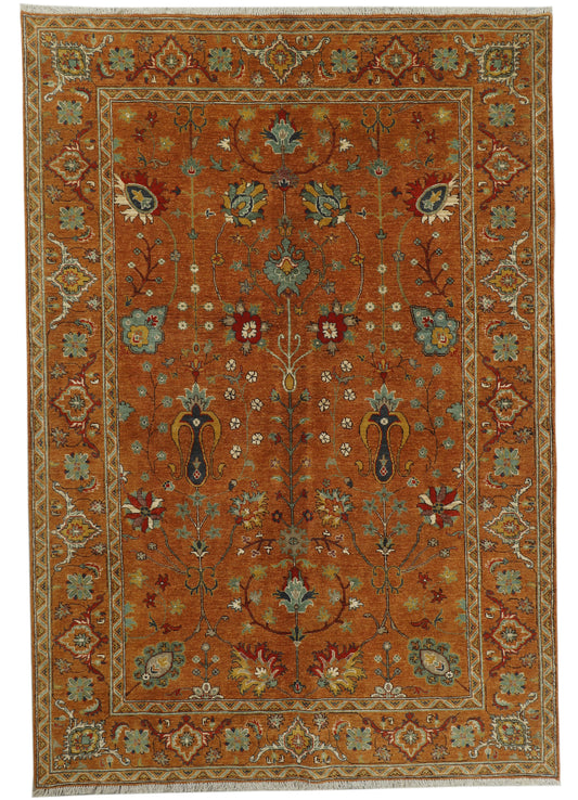 Eastofhere Sultani Ziegler rug in 285x198cm with intricate patterns and rich colors, showcasing traditional Persian design.
