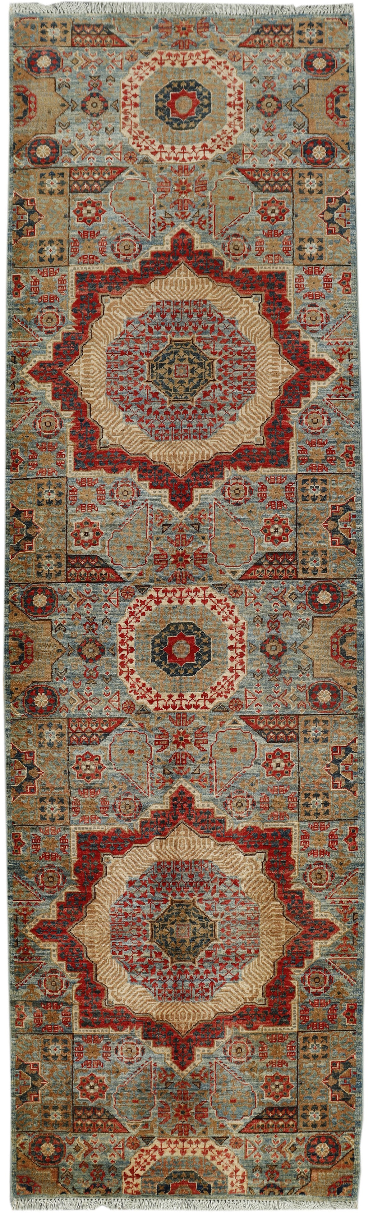 Afghan Mamluk Runner (280 x 81cm)