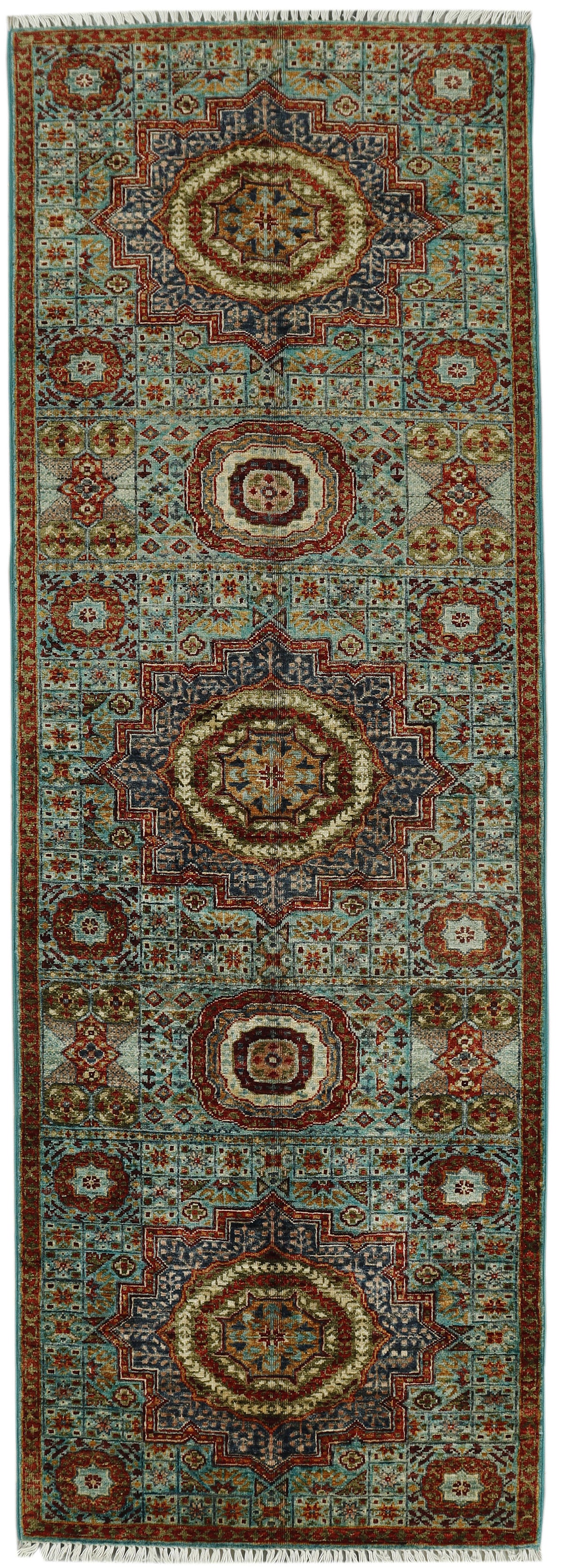 Afghan Mamluk Runner (242 x 82cm)
