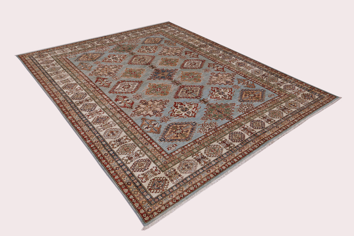 Afghan Kazak Rug (302 x 253cm)