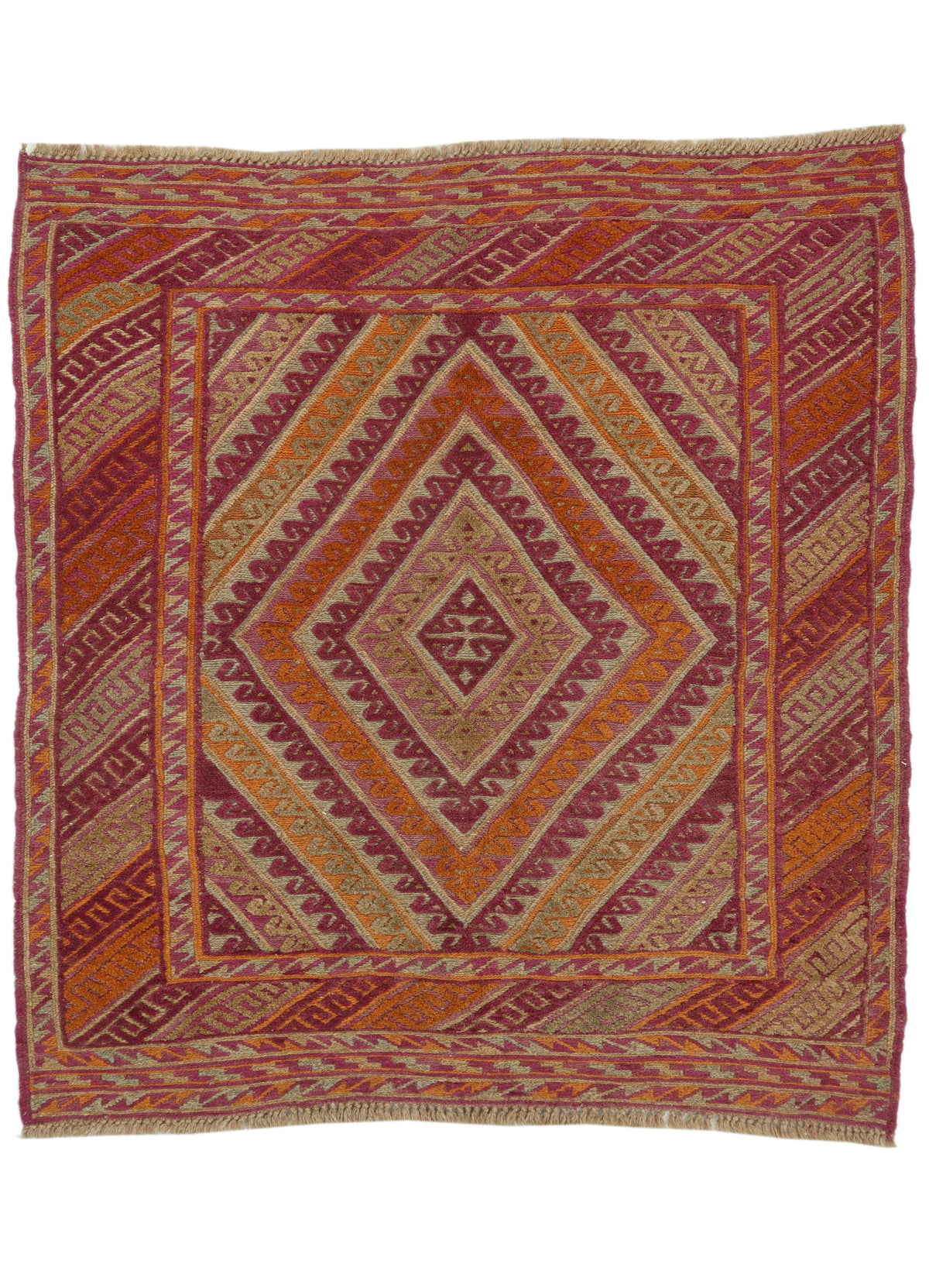 Afghan Meshwani Rug (117 x 108cm)