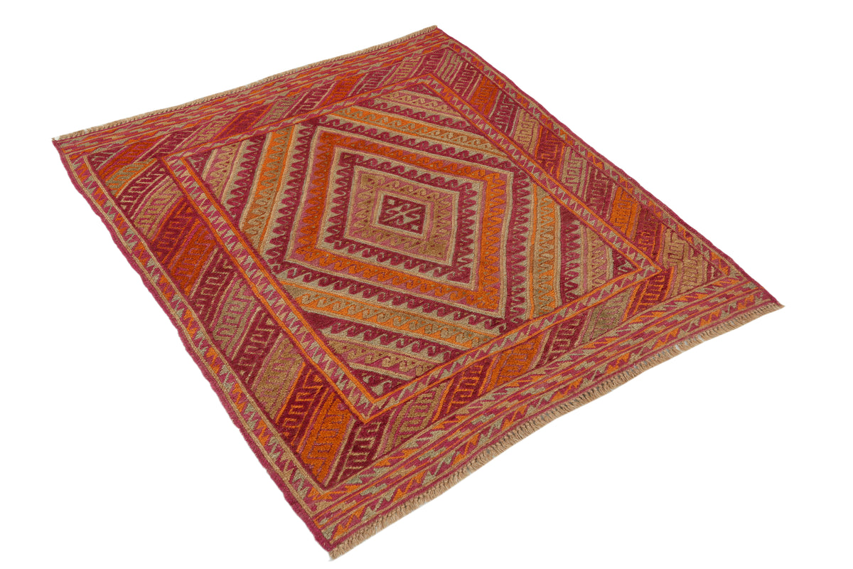 Afghan Meshwani Rug (117 x 108cm)