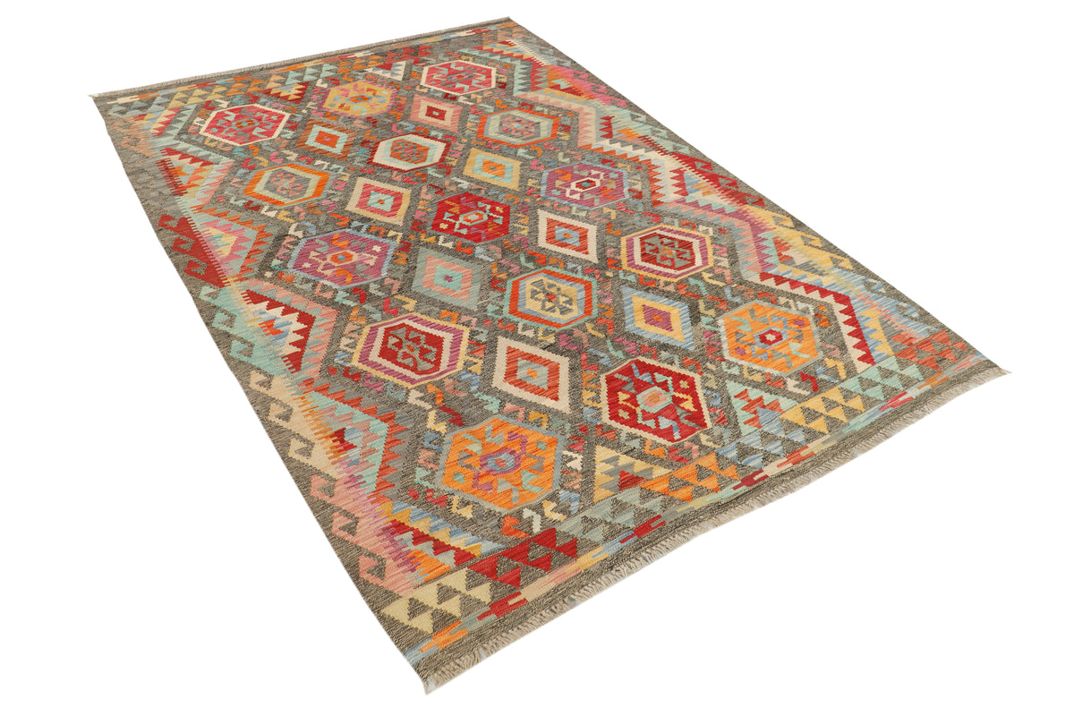 Afghan Kilim Rug (254 x 180cm)