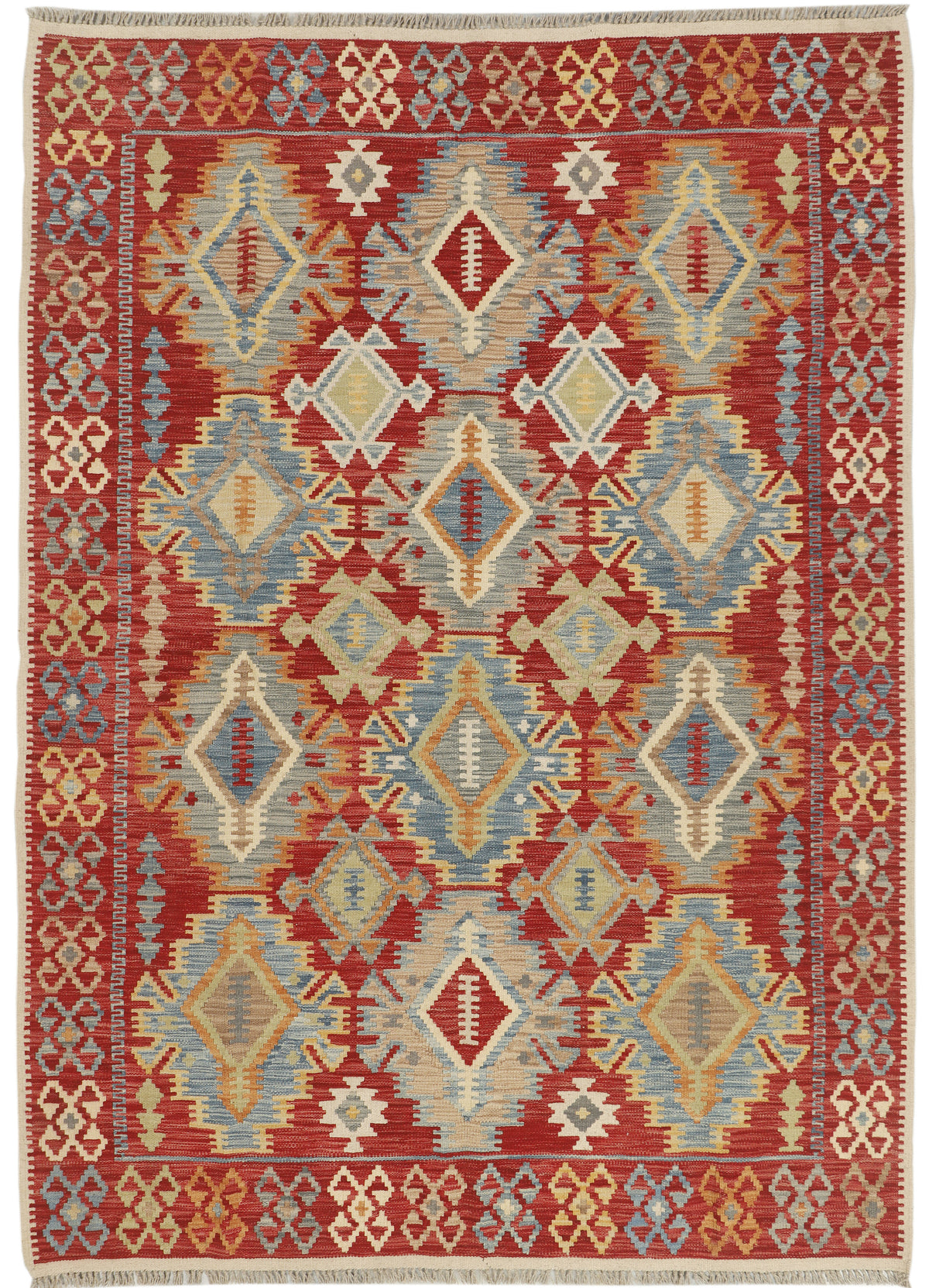 Afghan Kilim Rug (241 x 172cm)