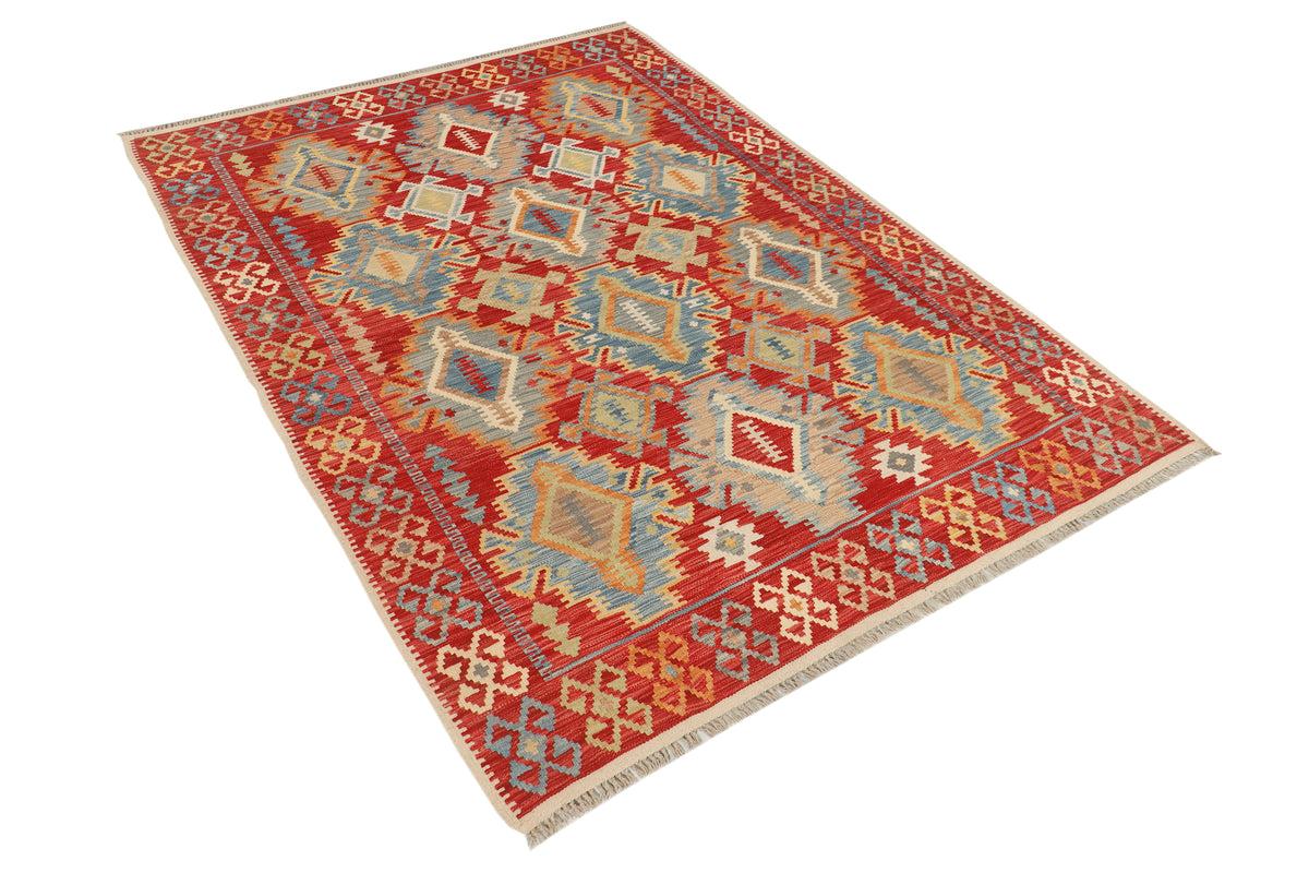 Afghan Kilim Rug (241 x 172cm)