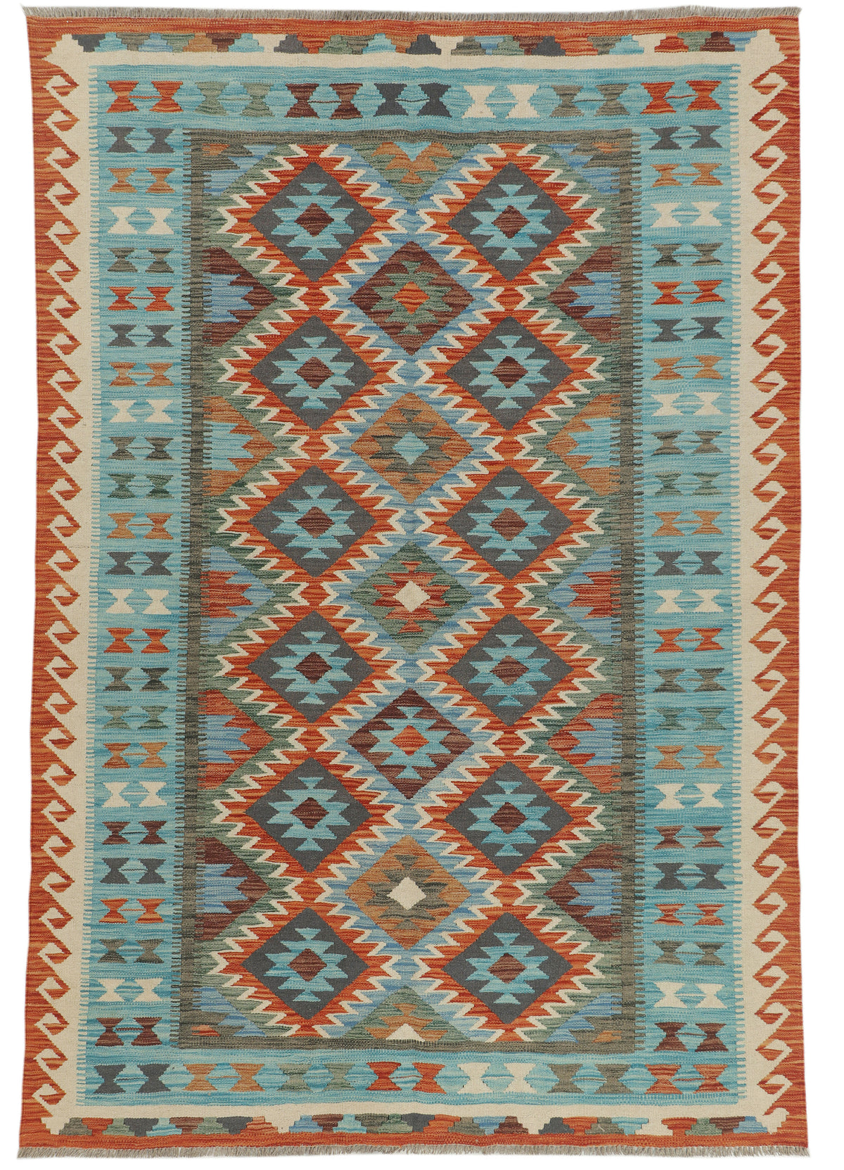Afghan Kilim Rug (245 x 166cm)