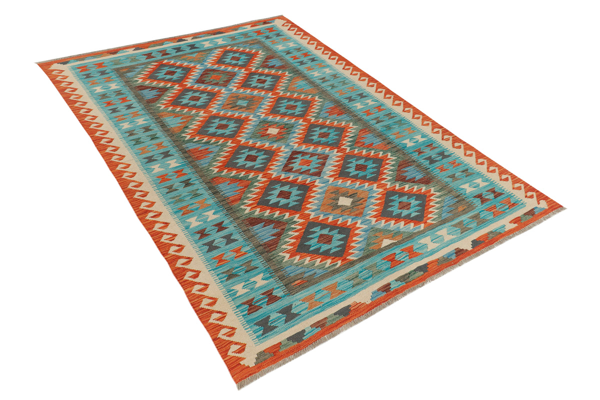 Afghan Kilim Rug (245 x 166cm)