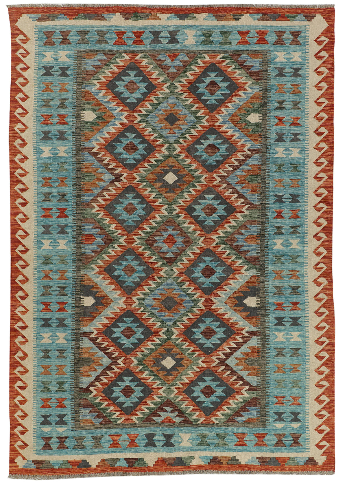 Afghan Kilim Rug (243 x 170cm)