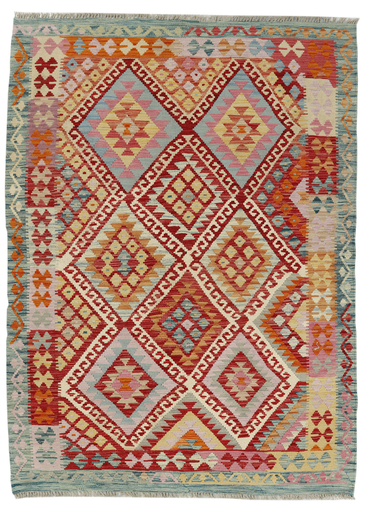 Afghan Kilim Rug (207 x 150cm)