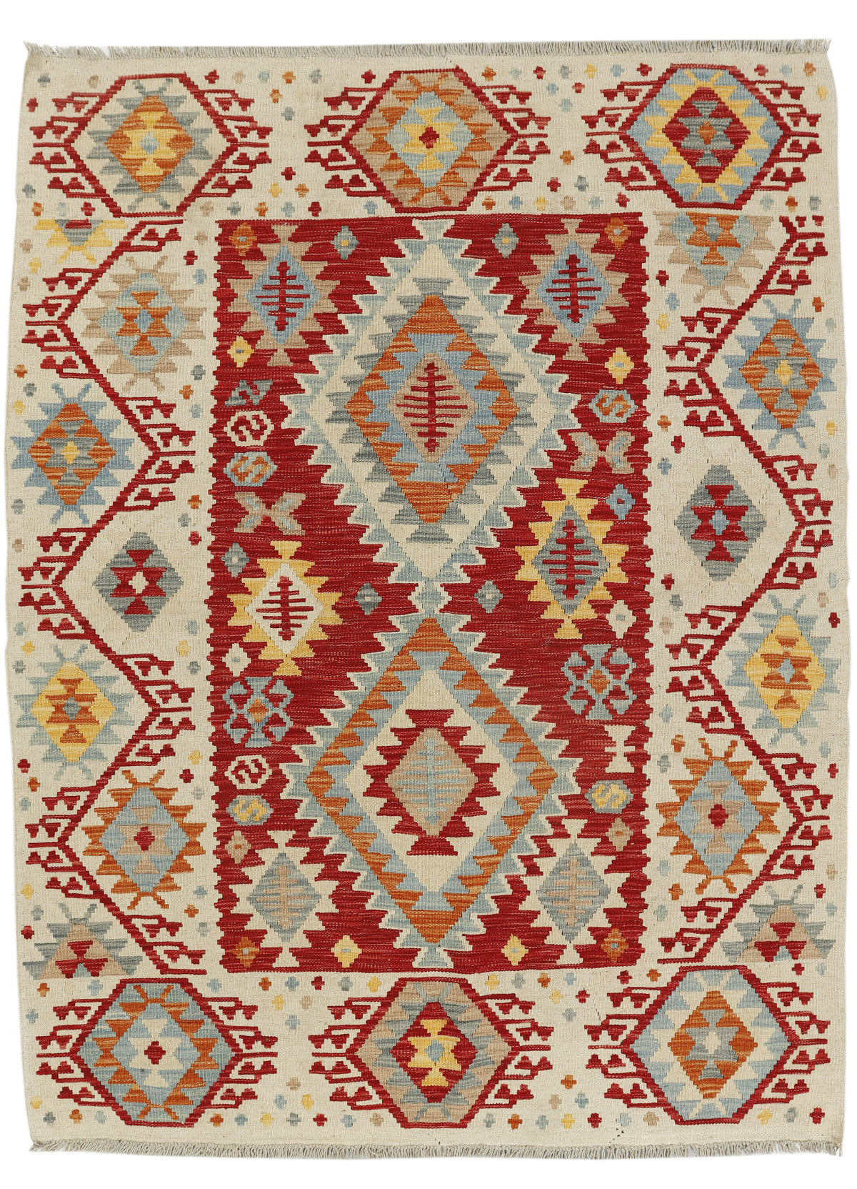 Afghan Kilim Rug (188 x 144cm)