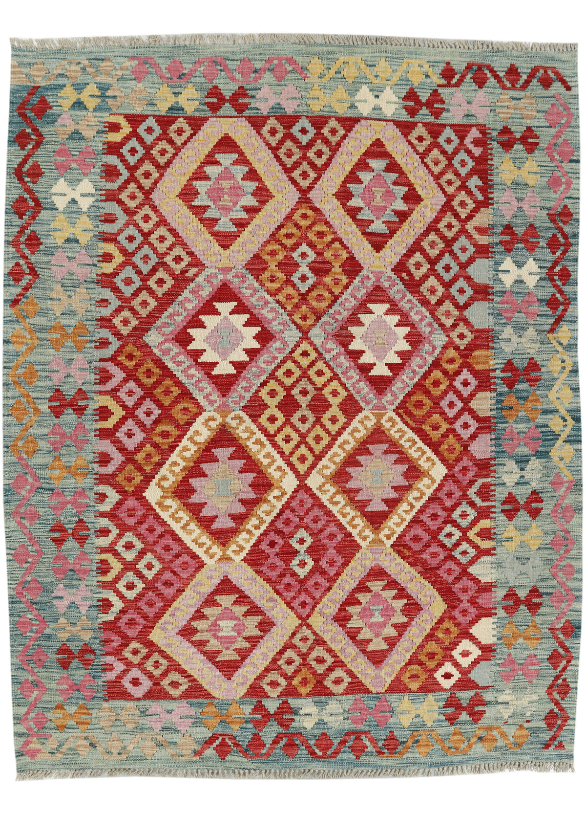 Afghan Kilim Rug (192 x 150cm)