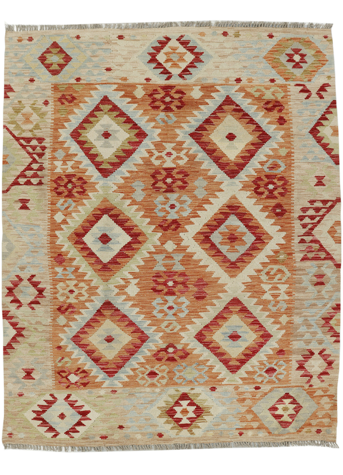 Afghan Kilim Rug (193 x 152cm)