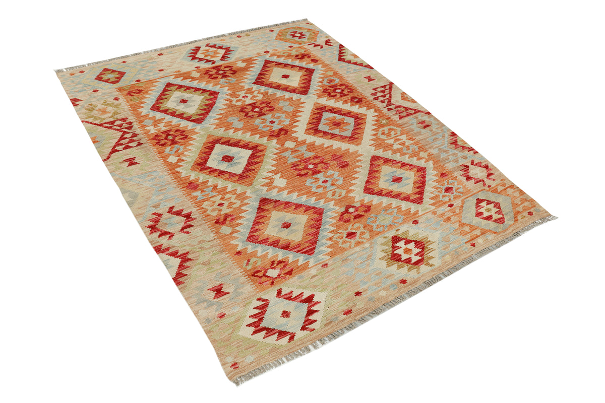 Afghan Kilim Rug (193 x 152cm)