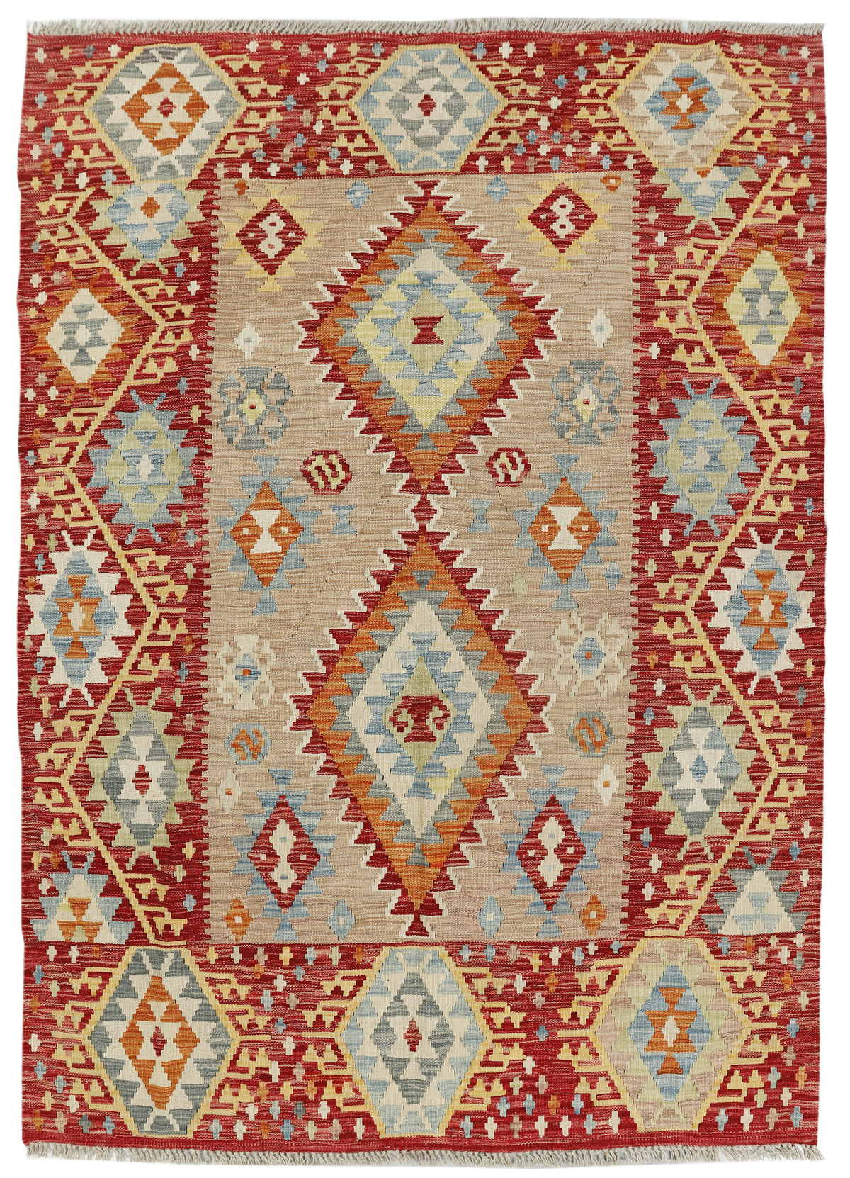 Afghan Kilim Rug (208 x 150cm)