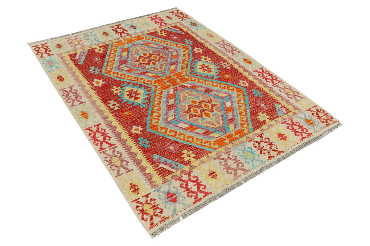 Afghan Kilim Rug (198 x 150cm)