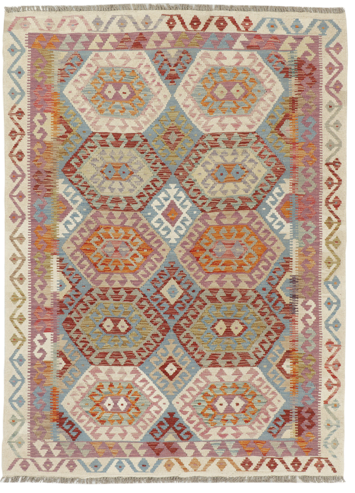 Afghan Kilim Rug (203 x 150cm)