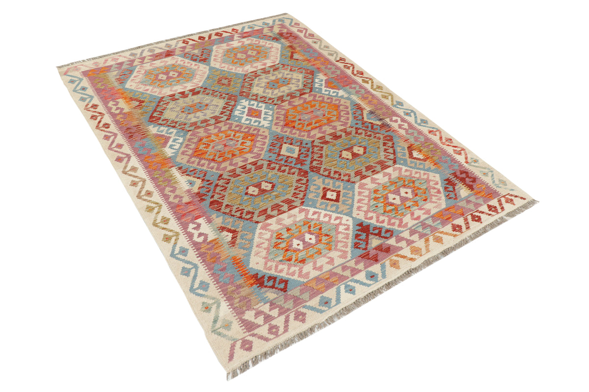 Afghan Kilim Rug (203 x 150cm)