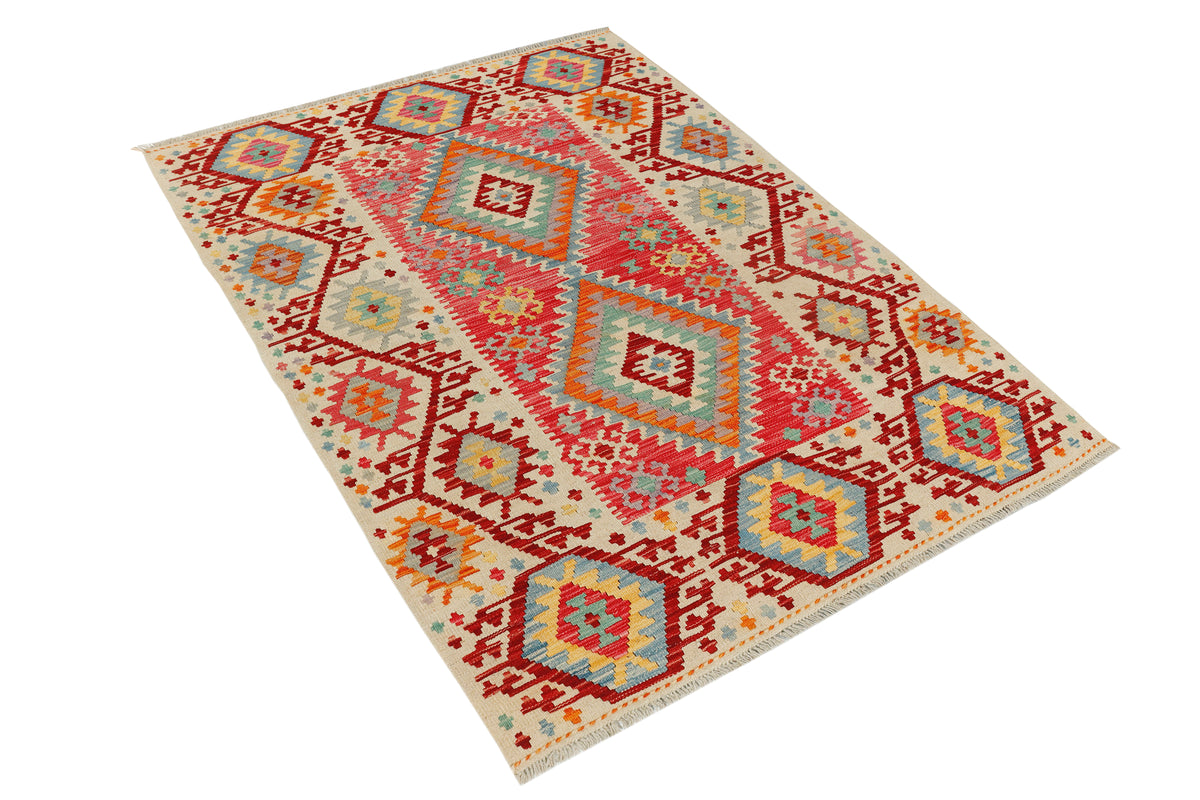 Afghan Kilim Rug (177 x 129cm)