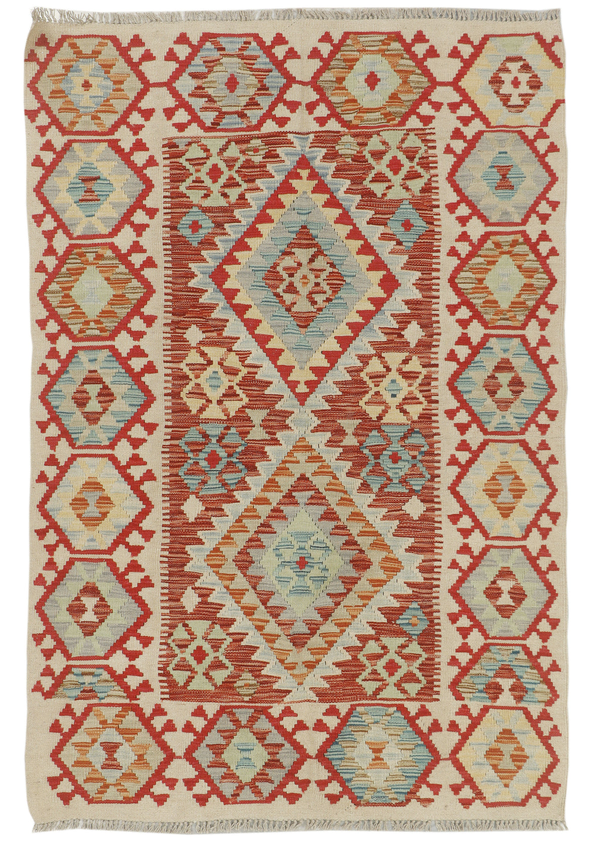 Afghan Kilim Rug (189 x 123cm)