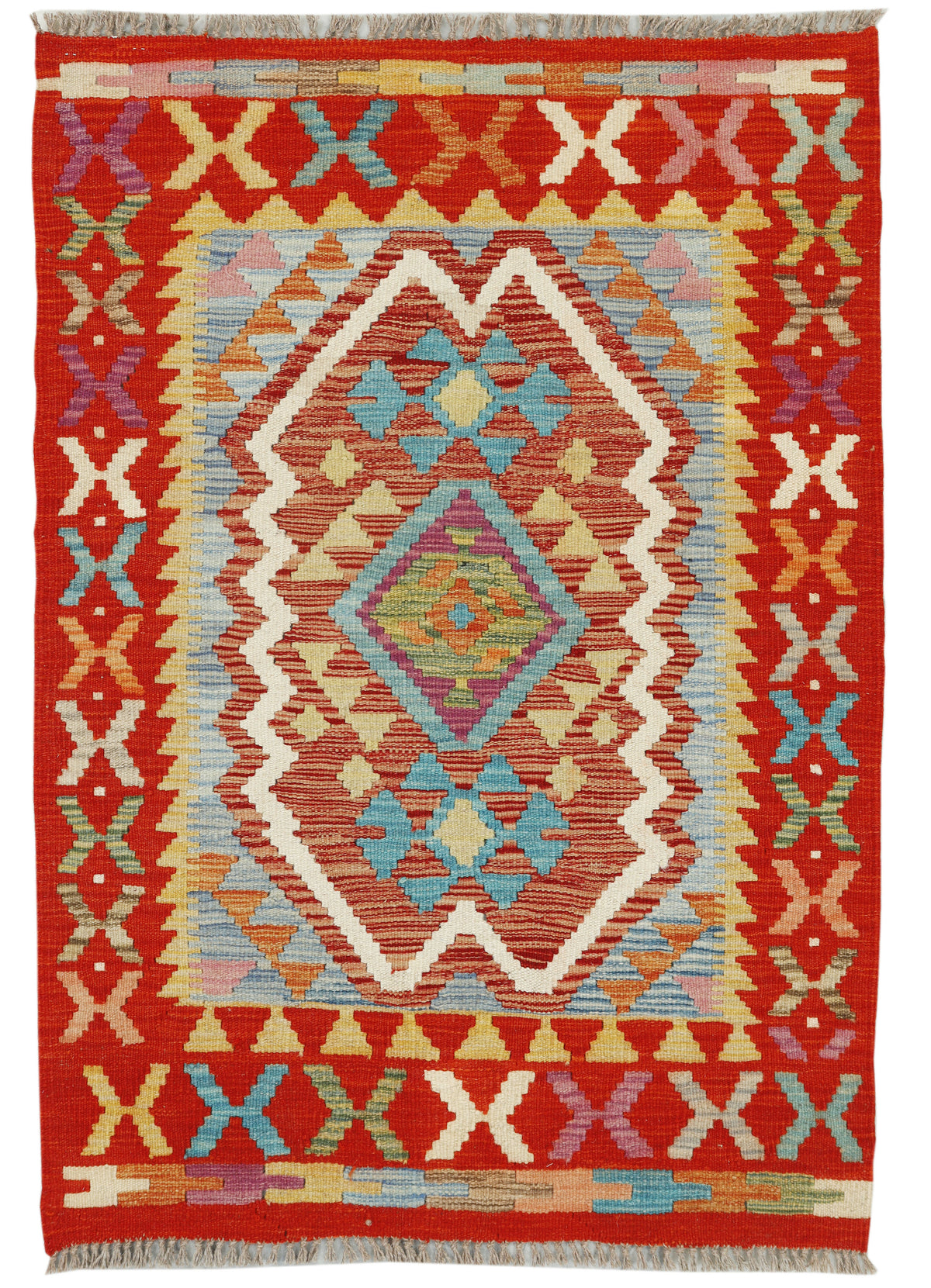 Afghan Kilim Rug (117 x 79cm)
