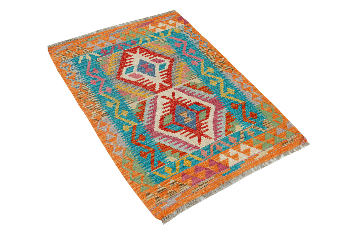 Afghan Kilim Rug (114 x 80cm)