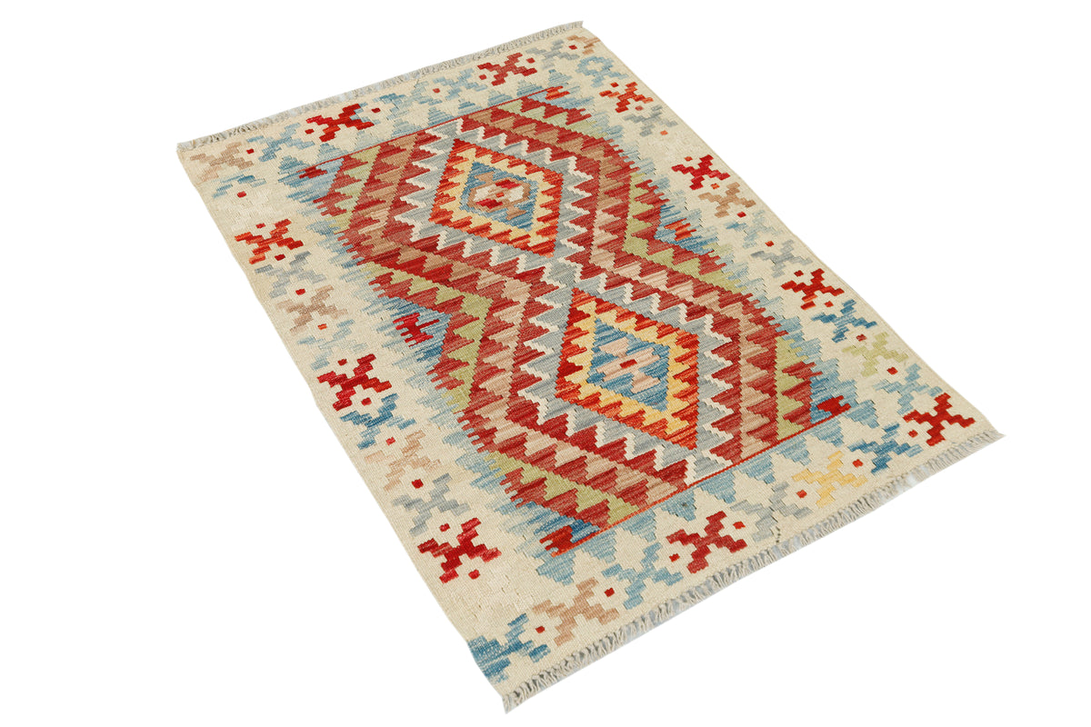 Afghan Kilim Rug (110 x 81cm)