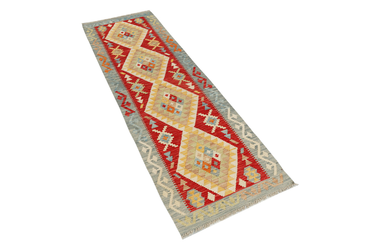 Afghan Kilim Runner (241 x 75cm)