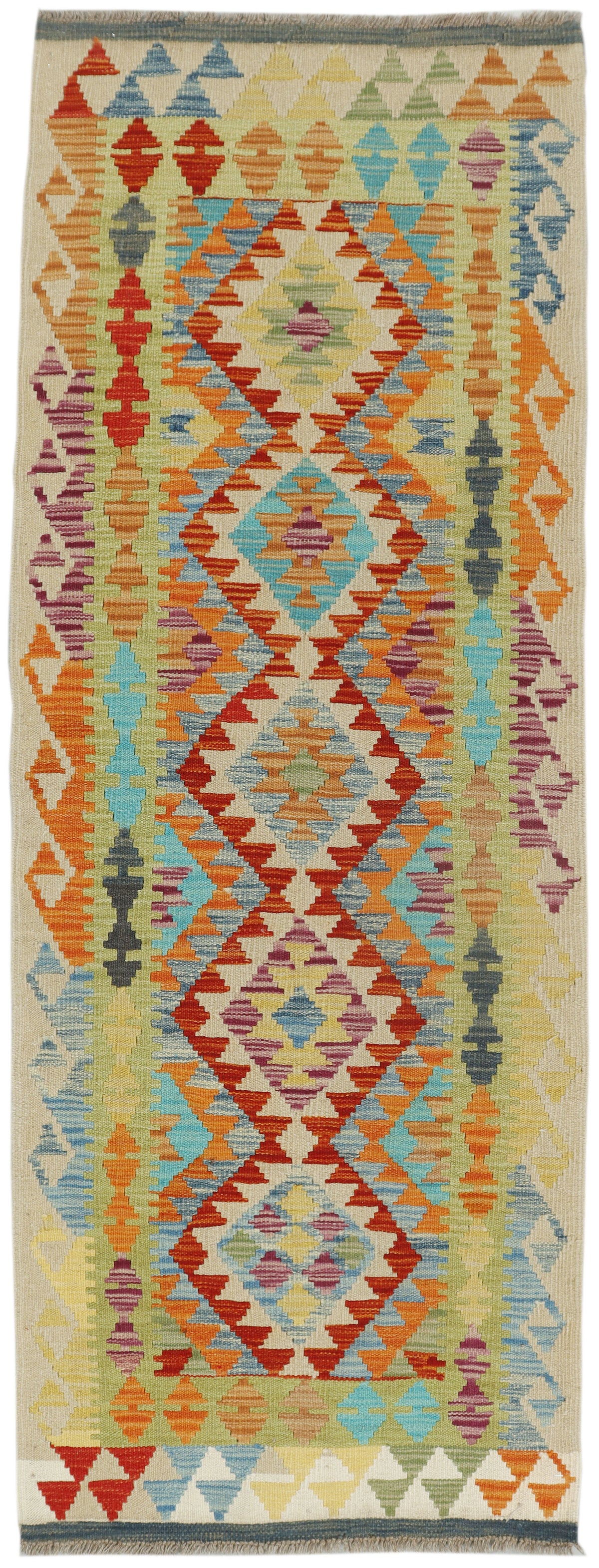 Afghan Kilim Runner (194 x 72cm)