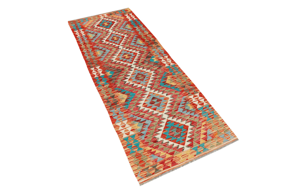 Afghan Kilim Runner (199 x 74cm)