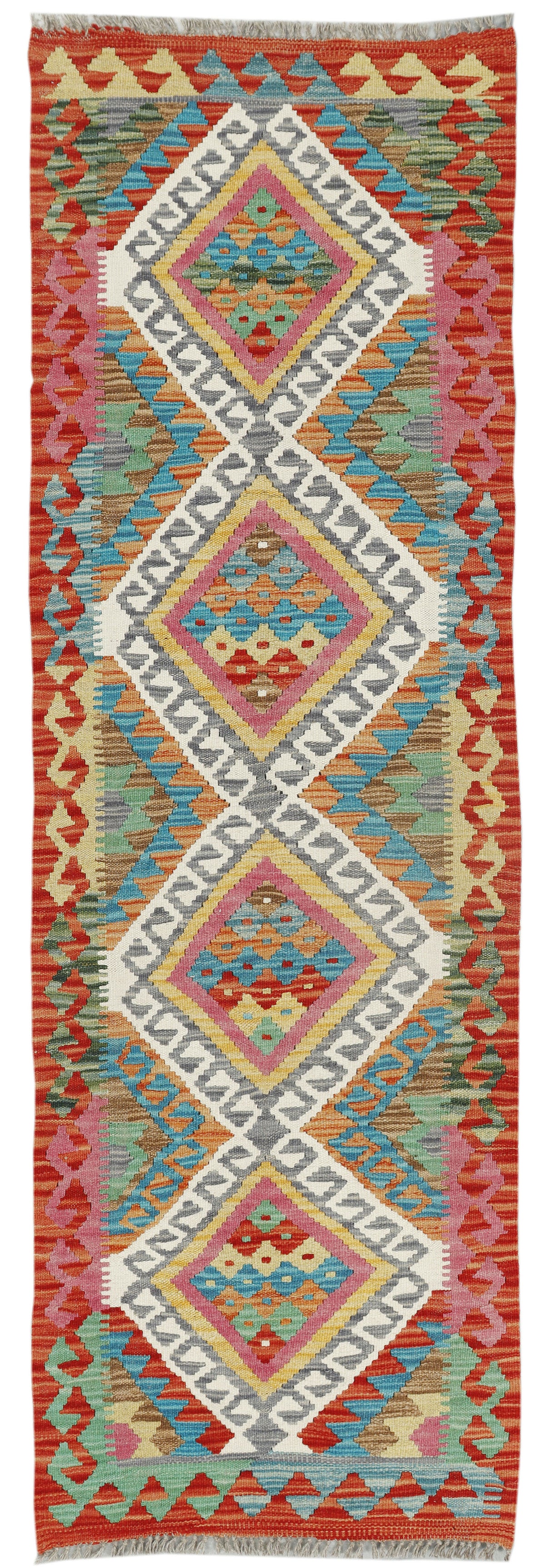 Afghan Kilim Runner (195 x 58cm)