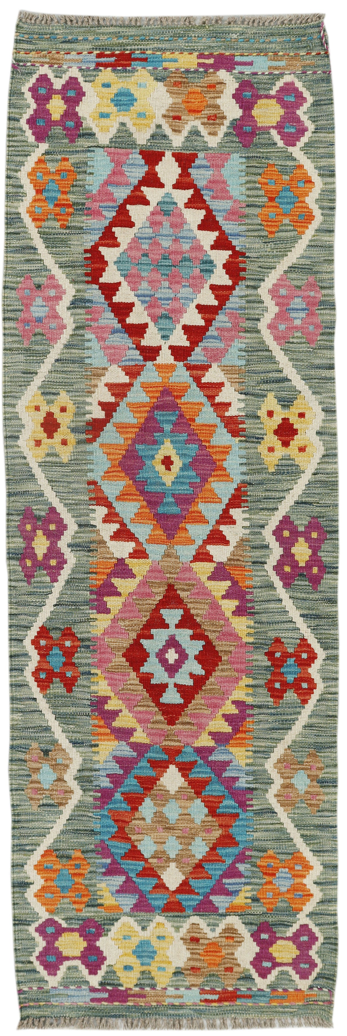 Afghan Kilim Runner (189 x 61cm)