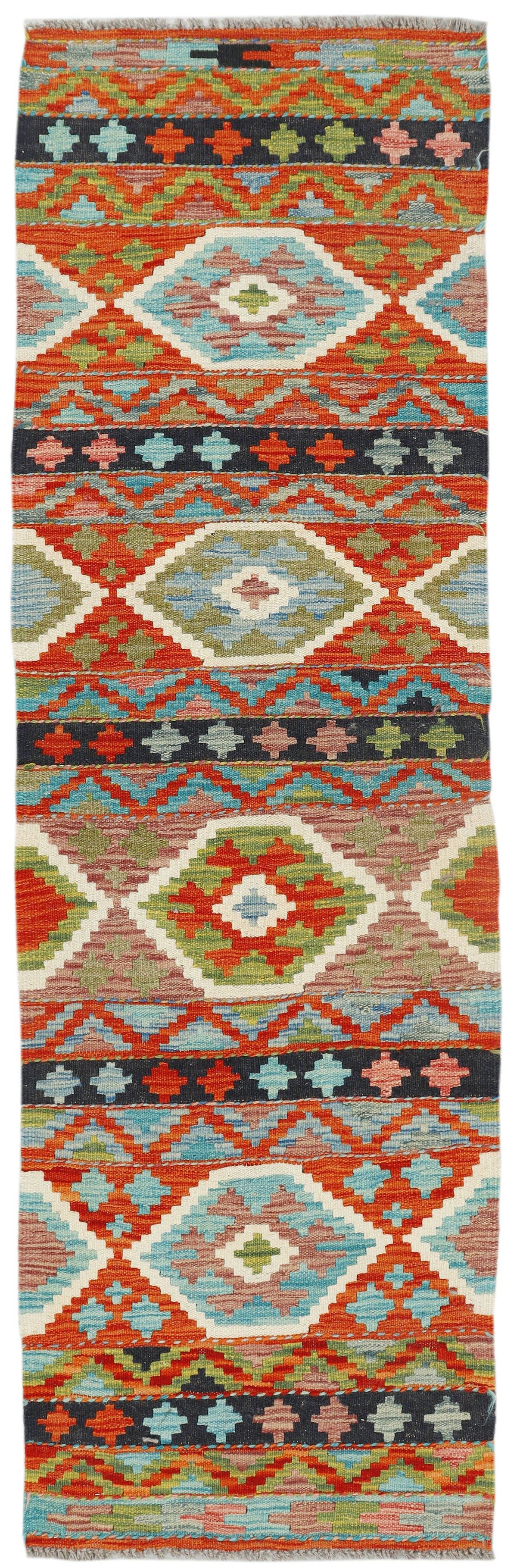 Afghan Kilim Runner (196 x 59cm)