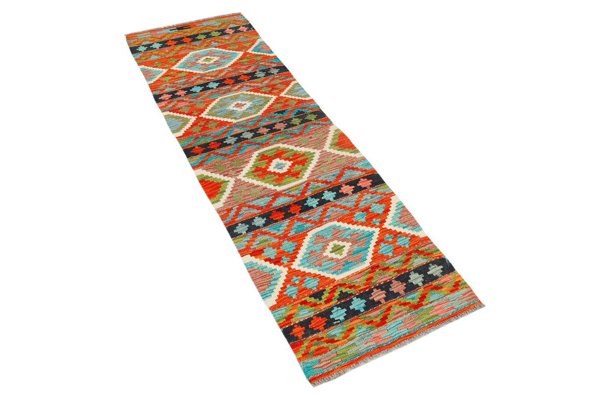 Afghan Kilim Runner (196 x 59cm)