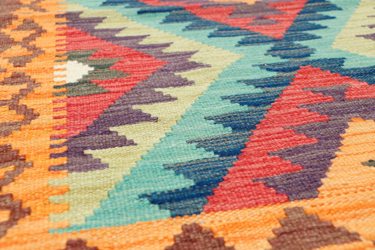 Afghan Kilim Runner (201 x 65cm)