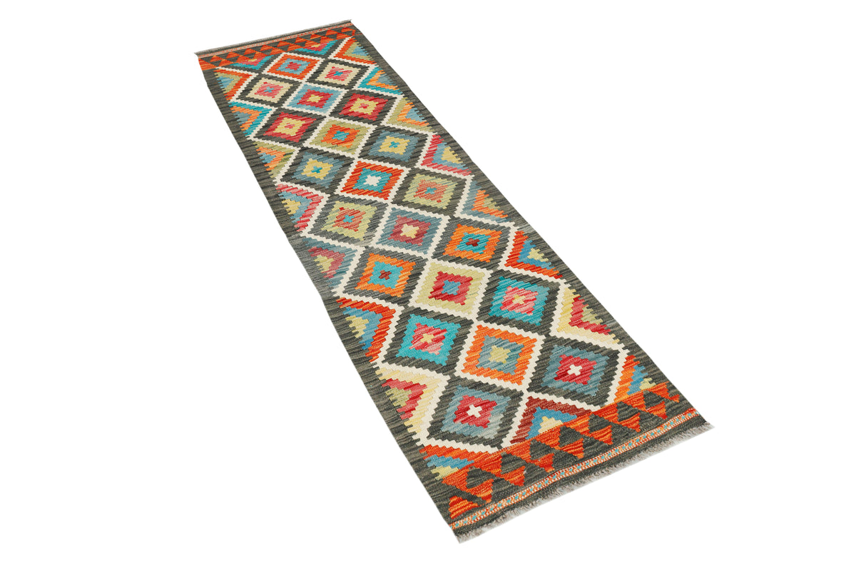 Afghan Kilim Runner (205 x 63cm)