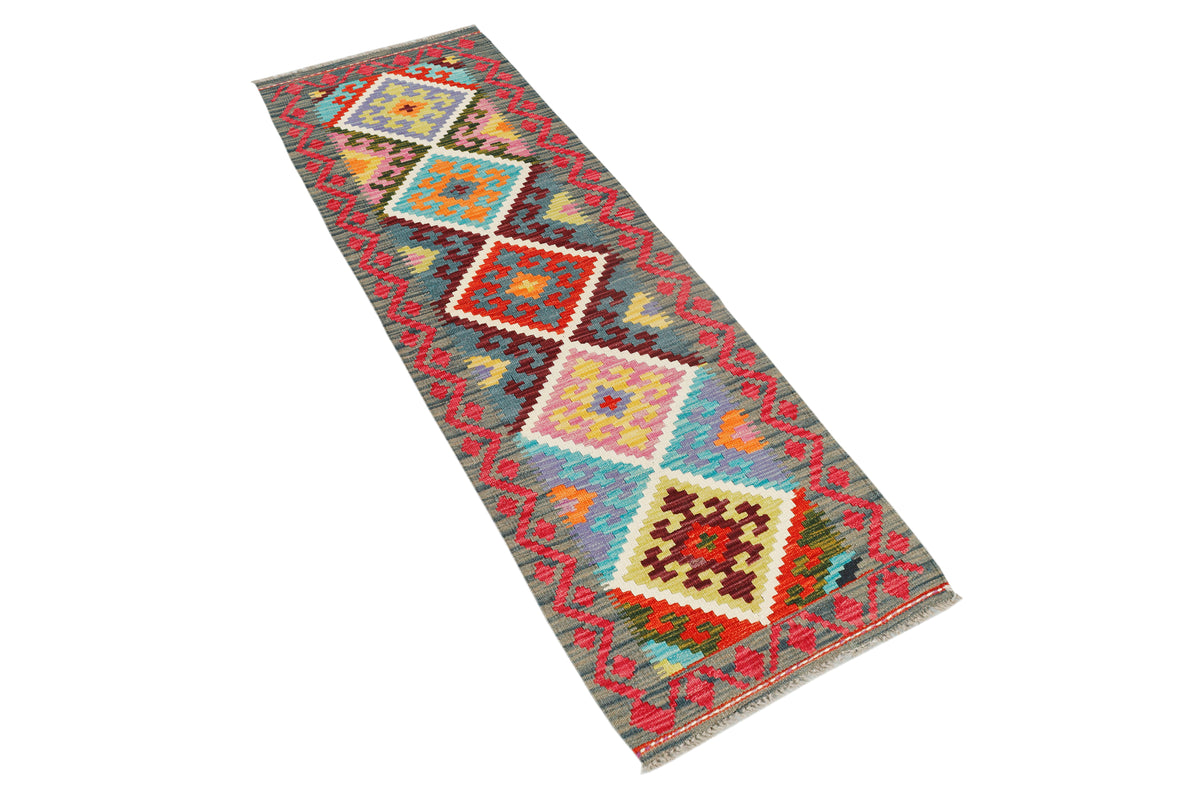 Afghan Kilim Runner (191 x 58cm)