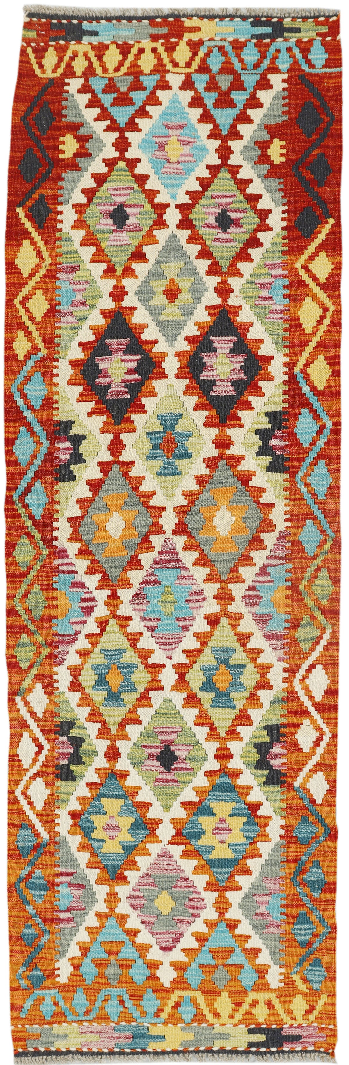 Afghan Kilim Runner (193 x 62cm)