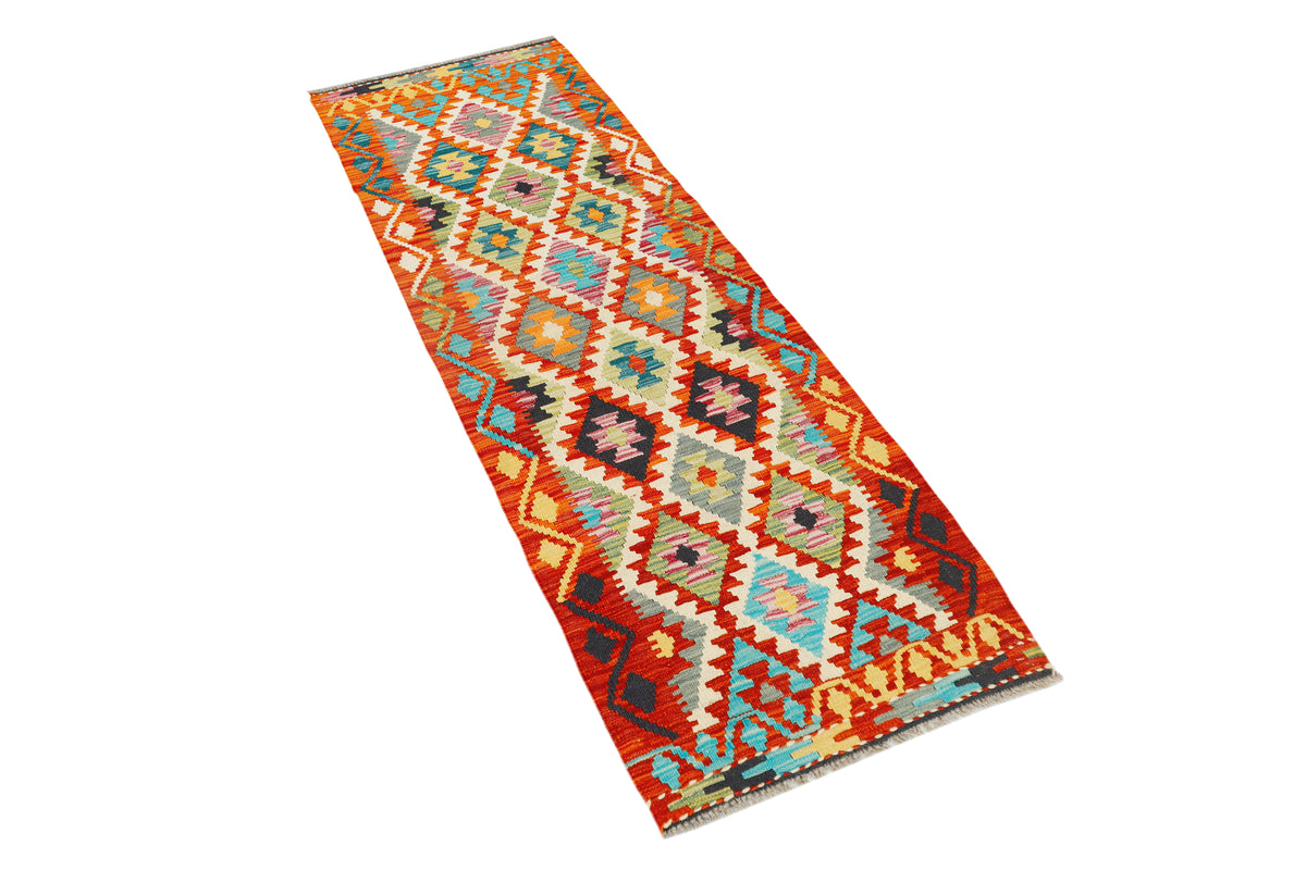 Afghan Kilim Runner (193 x 62cm)