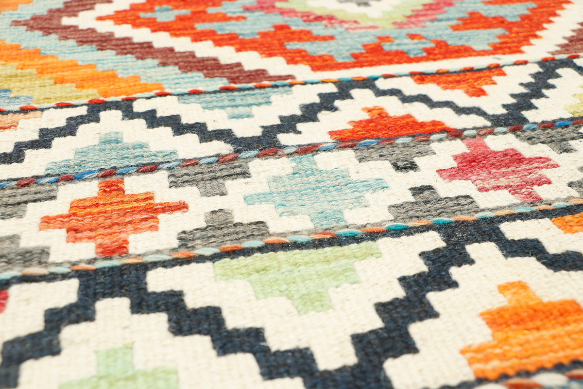 Afghan Kilim Runner (196 x 63cm)