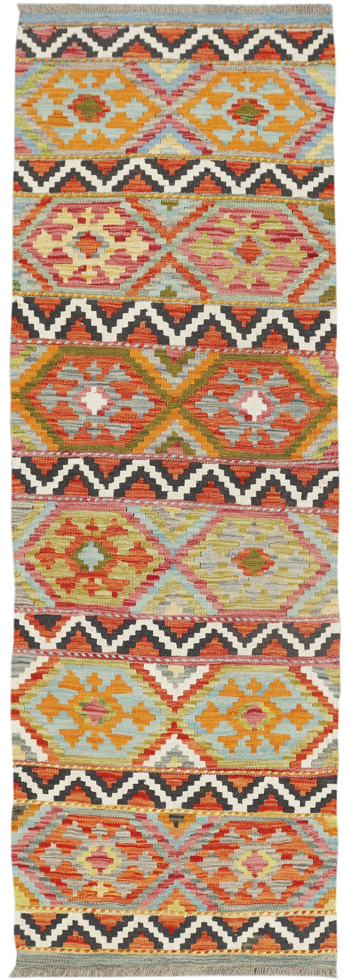 Afghan Kilim Runner (200 x 67cm)