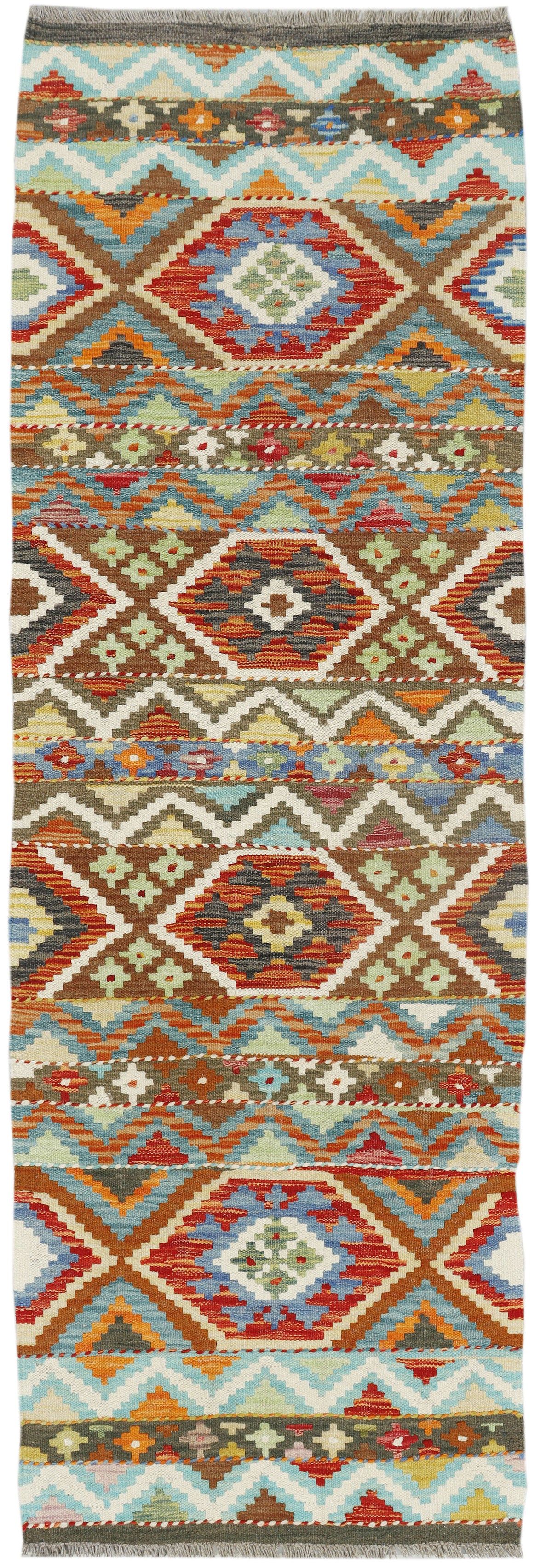 Afghan Kilim Runner (206 x 67cm)