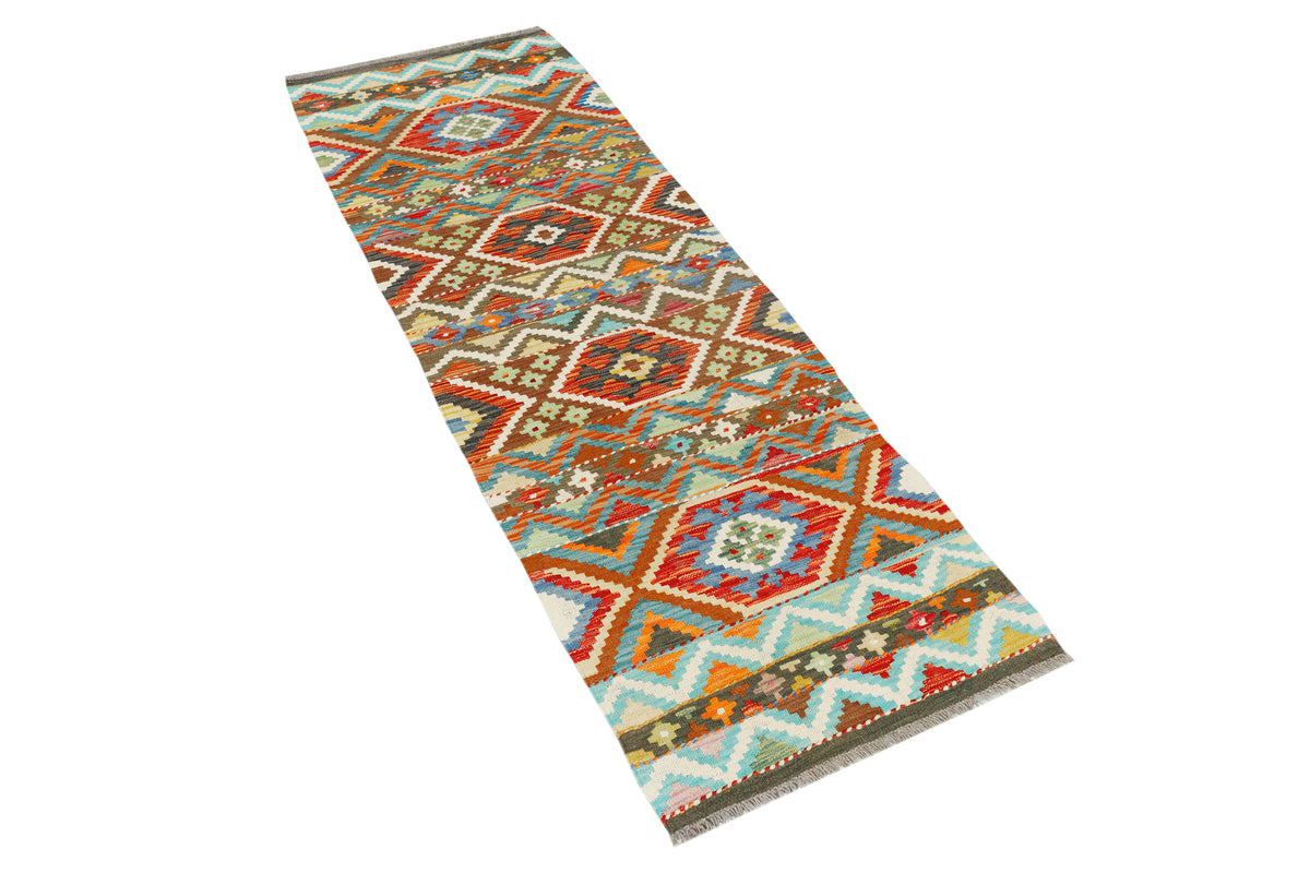 Afghan Kilim Runner (206 x 67cm)