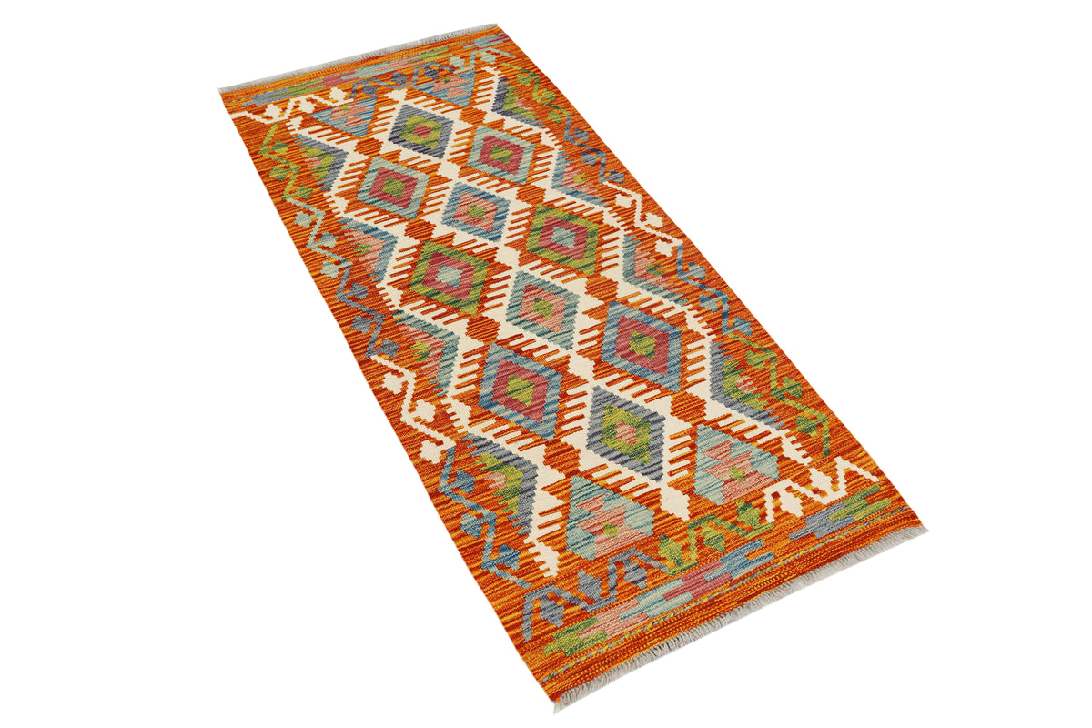 Afghan Kilim Runner (143 x 62cm)