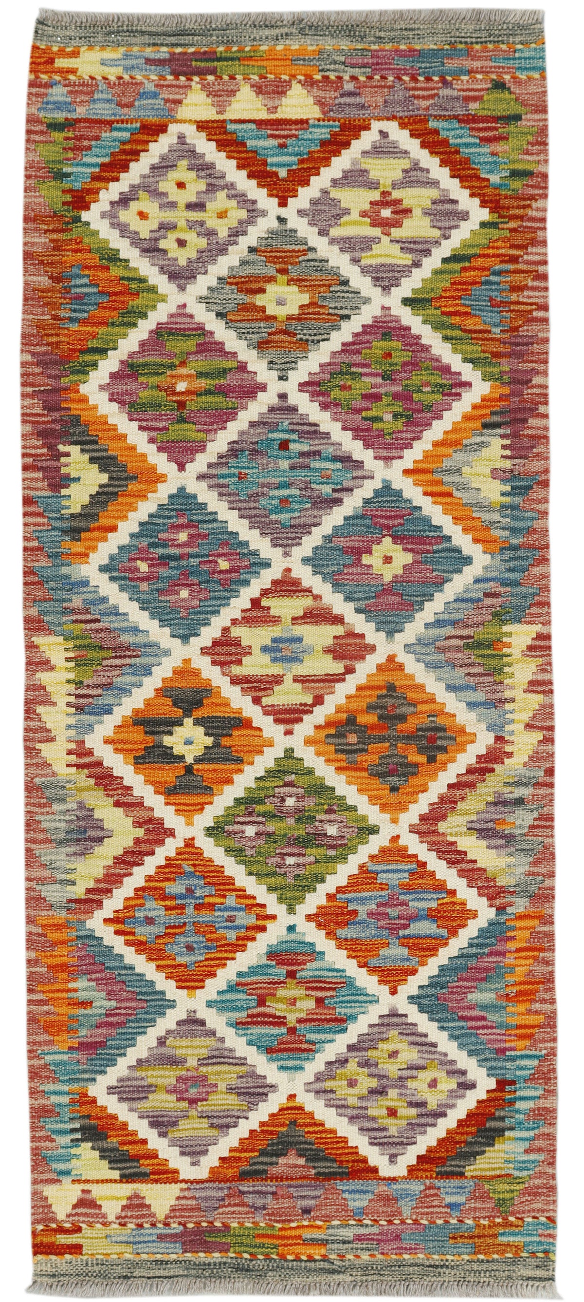 Afghan Kilim Runner (153 x 63cm)